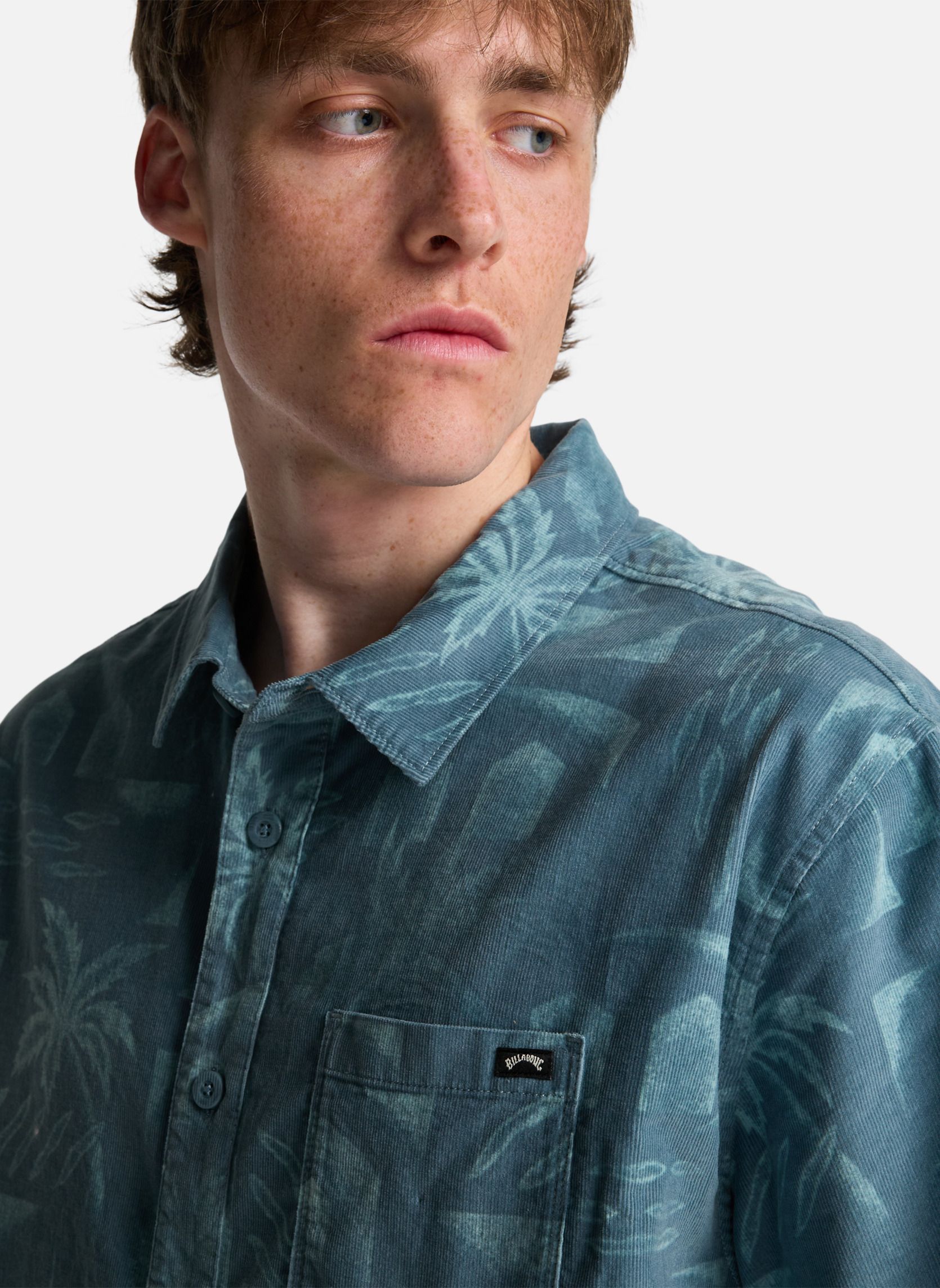 Chemises Solana Cord homme bleu Billabong Chemises Solana Cord homme bleu Bleu