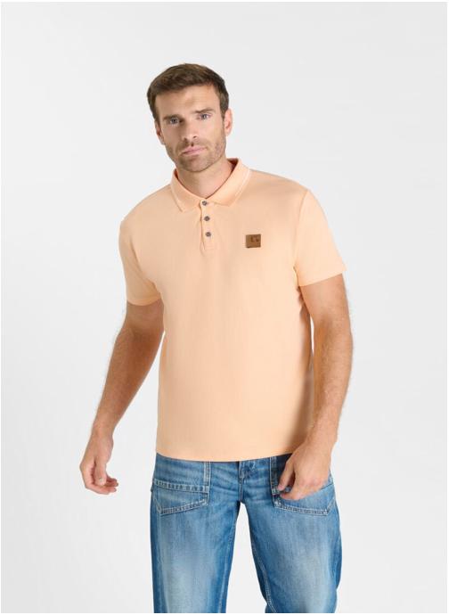 Le temps des cerises Polos Polo OARON Orange homme orange
