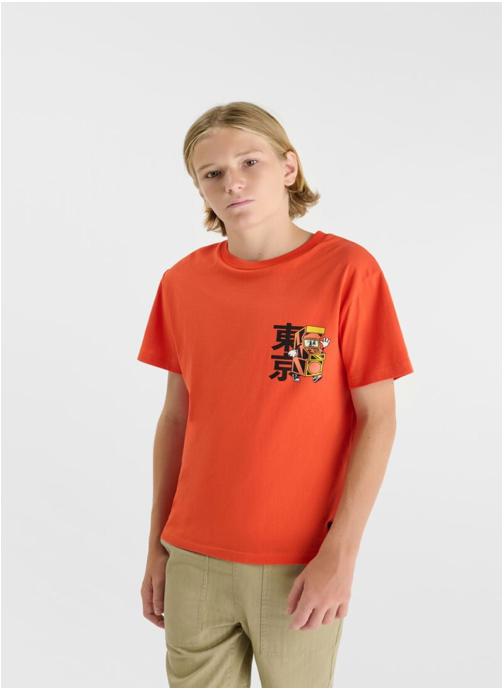 Le temps des cerises Tee-shirts Tee-Shirt ADVANCEB Orange garçon orange