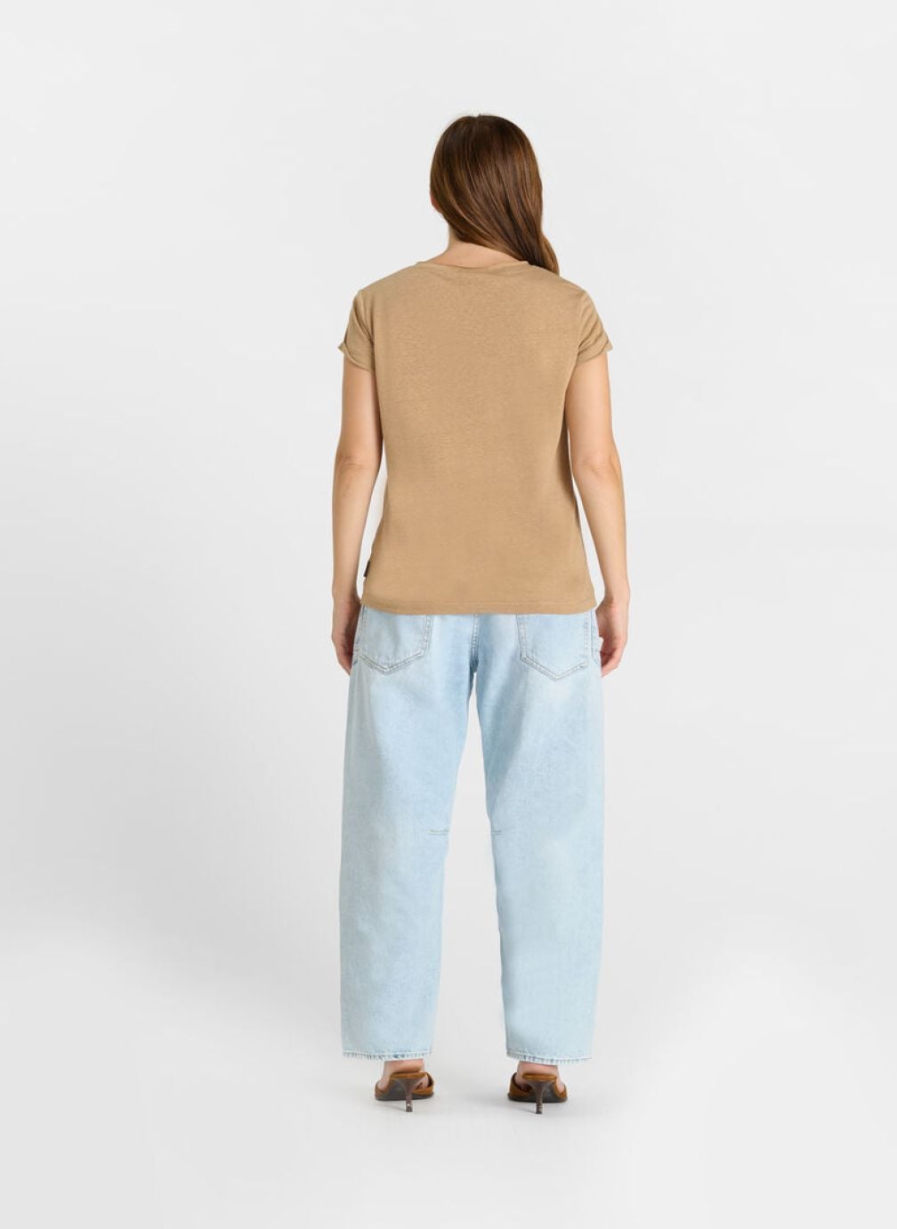 Tee-shirts Tee-Shirt ONA Brown femme marron Le temps des cerises Tee-shirts Tee-Shirt ONA Brown femme marron Marron