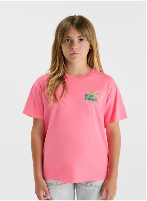 Le temps des cerises Tee-shirts Tee-Shirt PALMSGI Pink fille rose