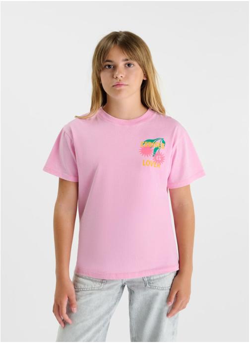 Le temps des cerises Tee-shirts Tee-Shirt RAYAGI Pink fille rose