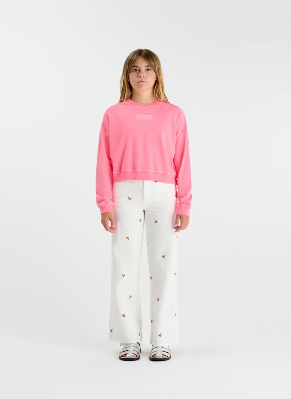 Sweats à capuche Sweat-Shirt NILAGI Pink fille rose Le temps des cerises Sweats à capuche Sweat-Shirt NILAGI Pink fille rose Rose