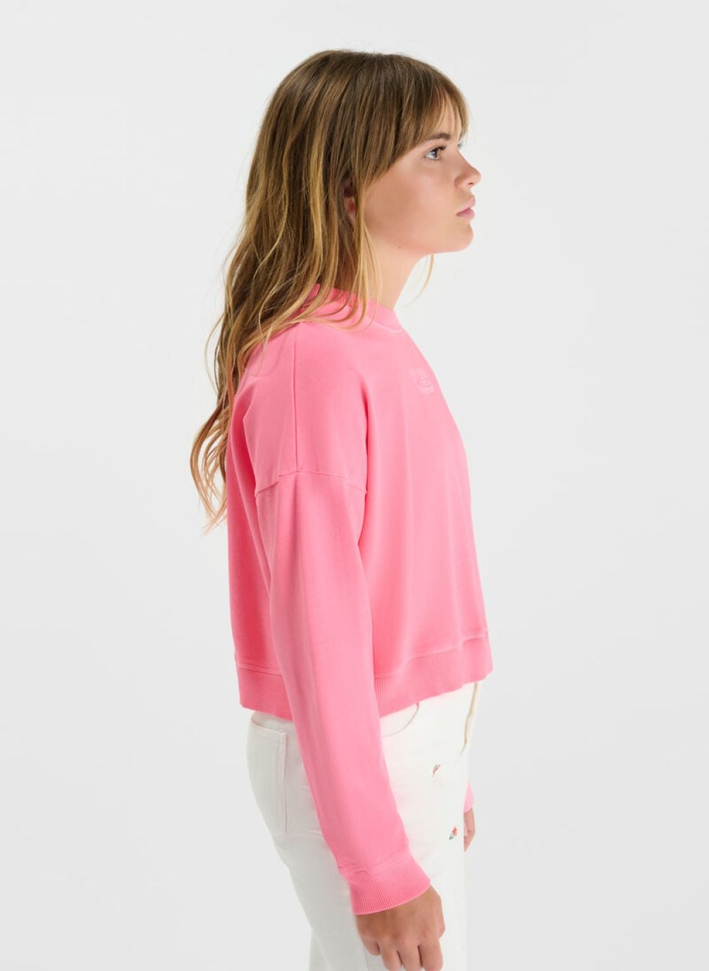 Sweats à capuche Sweat-Shirt NILAGI Pink fille rose Le temps des cerises Sweats à capuche Sweat-Shirt NILAGI Pink fille rose Rose