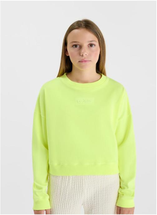 Le temps des cerises Sweats à capuche Sweat-Shirt NILAGI Yellow fille jaune