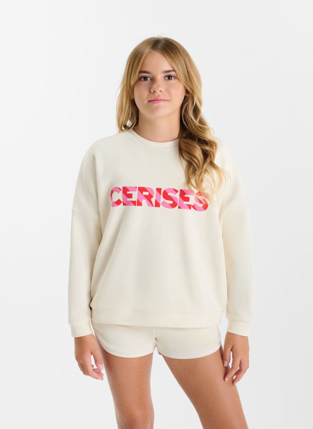 Sweats à capuche Sweat-Shirt BRADIGI Beige fille beige Le temps des cerises Sweats à capuche Sweat-Shirt BRADIGI Beige fille beige Beige