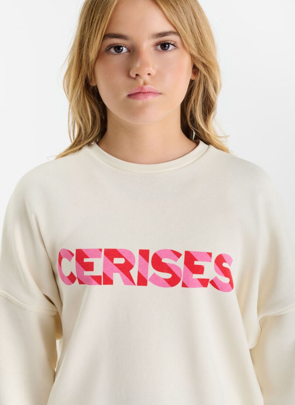 Sweats à capuche Sweat-Shirt BRADIGI Beige fille beige Le temps des cerises Sweats à capuche Sweat-Shirt BRADIGI Beige fille beige Beige