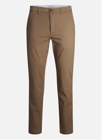 Pantalons droits Chino coton slim MARCO DAVE homme marron Jack & Jones Plus Pantalons droits Chino coton slim MARCO DAVE homme marron Marron