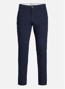 Pantalons droits Chino coton slim MARCO DAVE homme bleu Jack & Jones Plus Pantalons droits Chino coton slim MARCO DAVE homme bleu Bleu