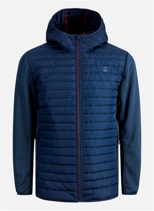 Jack & Jones Plus Doudounes Doudoune à capuche MULTI QUILTED JACKET homme bleu