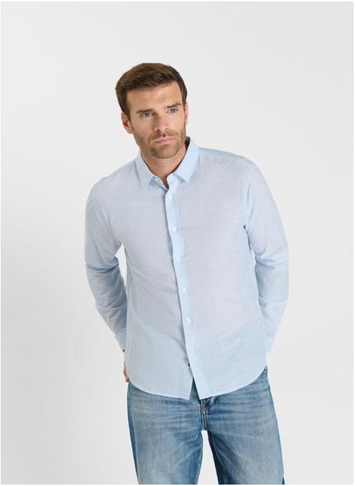 Le temps des cerises Chemises Chemise BLAT Blue homme bleu
