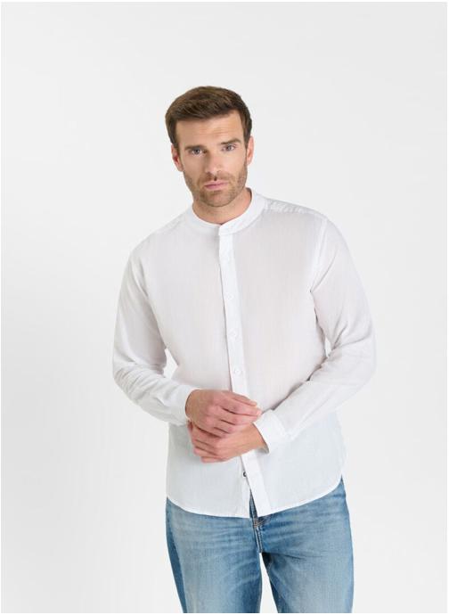 Le temps des cerises Chemises Chemise RELIS White homme blanc