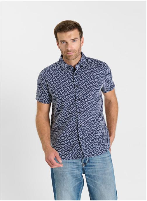 Le temps des cerises Chemises Chemise LETOV Blue homme bleu