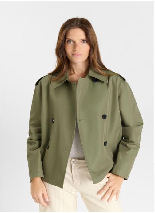 Le temps des cerises Vestes Veste LLUVIA Khaki femme vert