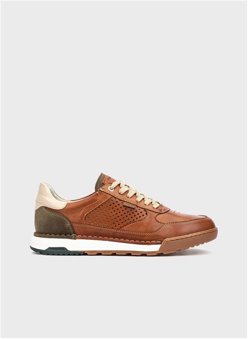 Pikolinos Baskets basses TEIDE homme marron