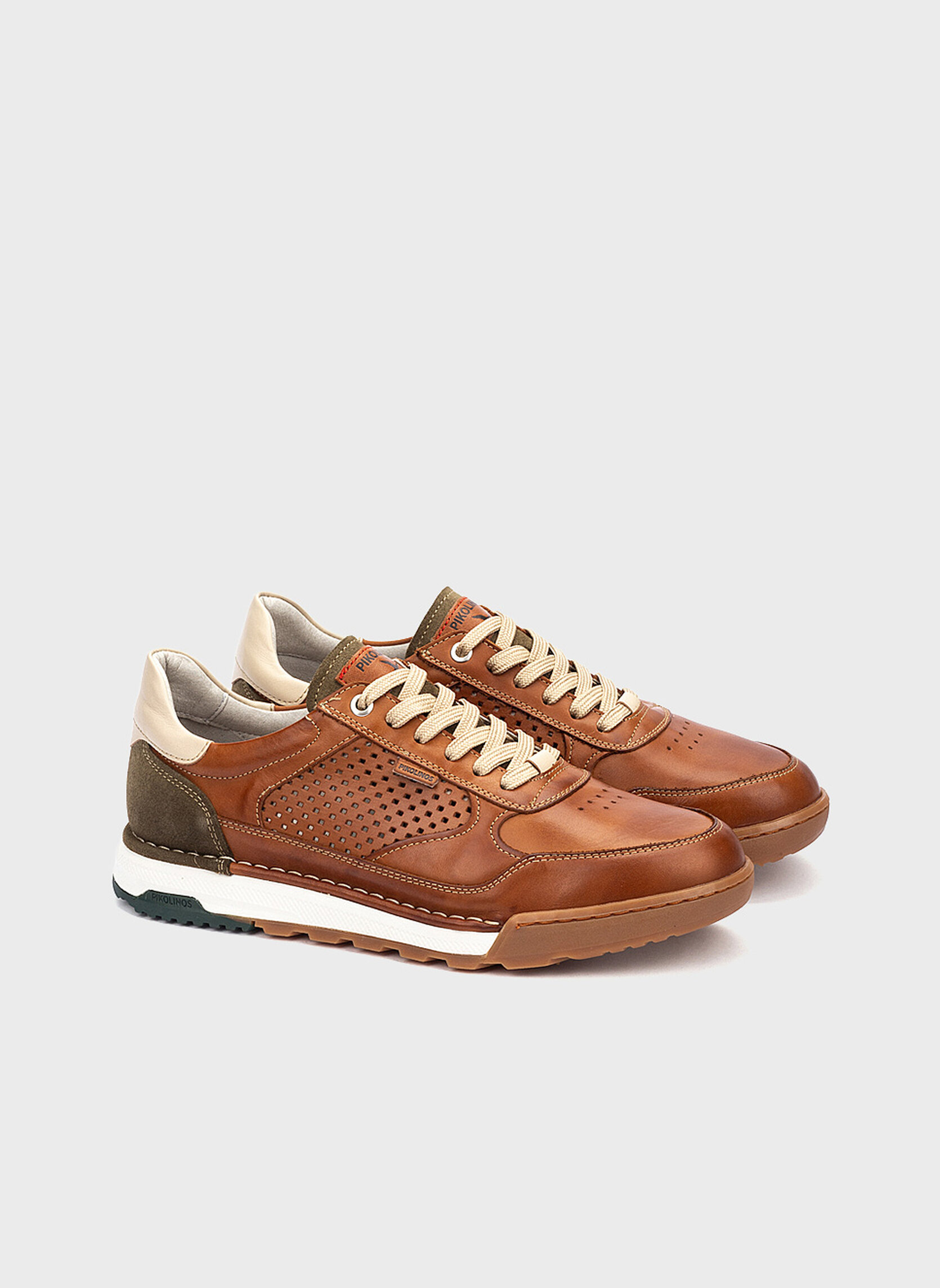 Baskets basses TEIDE homme marron Pikolinos Baskets basses TEIDE homme marron Cognac