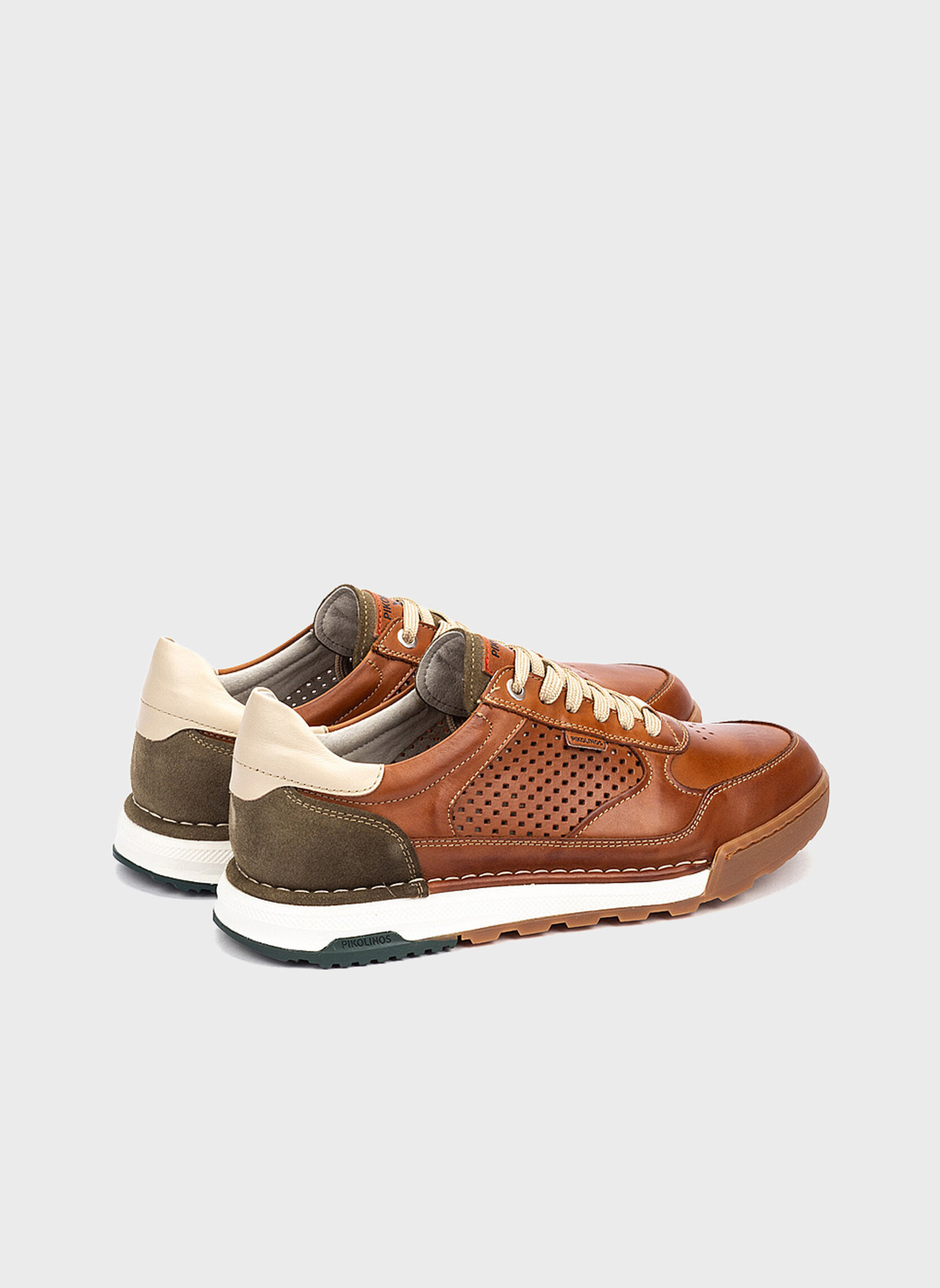 Baskets basses TEIDE homme marron Pikolinos Baskets basses TEIDE homme marron Cognac