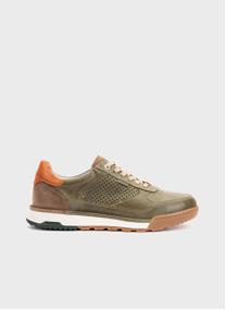Baskets basses TEIDE homme marron