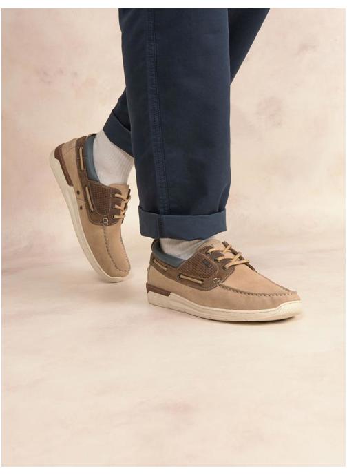 TBS Chaussures bateaux Chaussures bateau MATBOAT CAMEL / COGNAC homme beige
