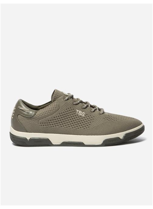 TBS Baskets basses Tennis toile GUEKNIT CHINE BLEU homme vert