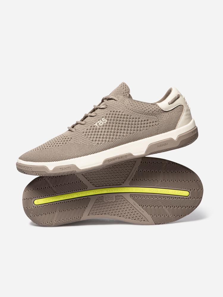 Baskets basses Tennis toile GUEKNIT CACTUS homme beige TBS Baskets basses Tennis toile GUEKNIT CACTUS homme beige Beige