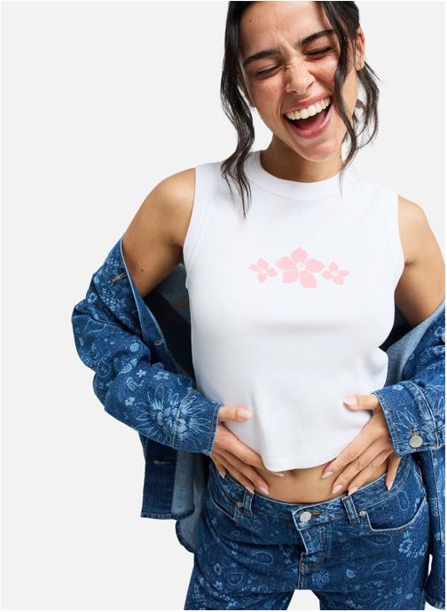 Roxy Débardeurs Iconic Days femme blanc