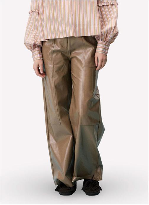 FRNCH Pantalons droit HORTENSIS femme beige