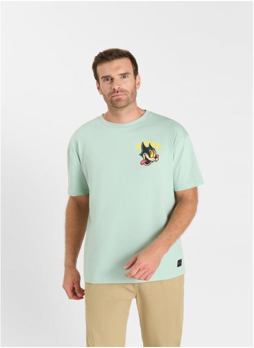 Le temps des cerises Tee-shirts Tee-Shirt DELMAS Blue homme vert