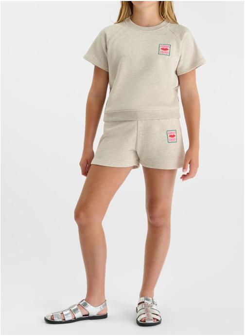 Le temps des cerises Shorts Short SEBAGI Grey fille gris