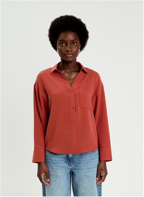 Cache Cache Chemises CHEDOBBYE femme rouge