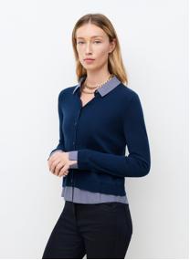 Pulls 261K-MLENNY femme bleu Caroll Pulls 261K-MLENNY femme bleu Bleu marine