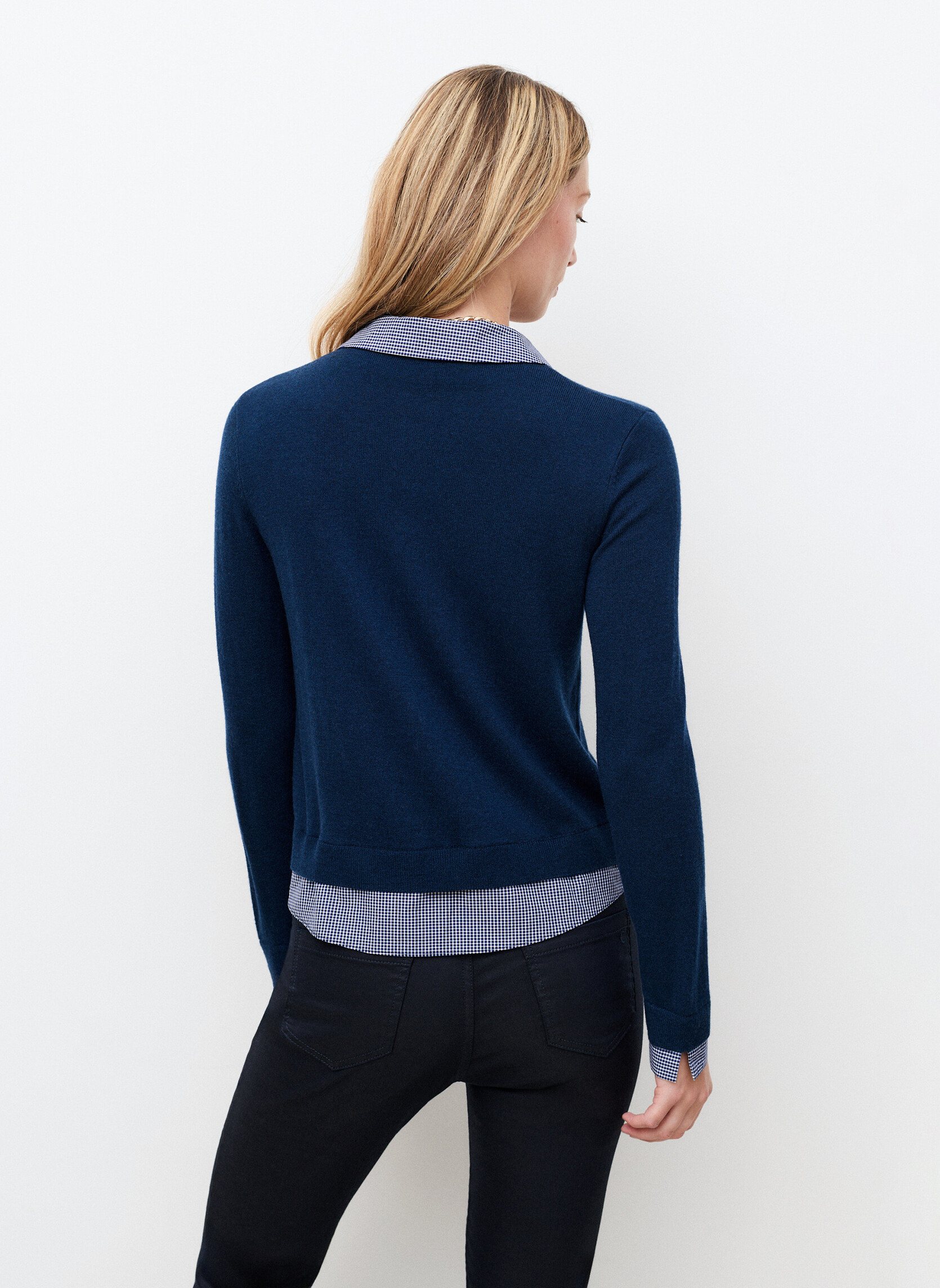 Pulls 261K-MLENNY femme bleu Caroll Pulls 261K-MLENNY femme bleu Bleu marine