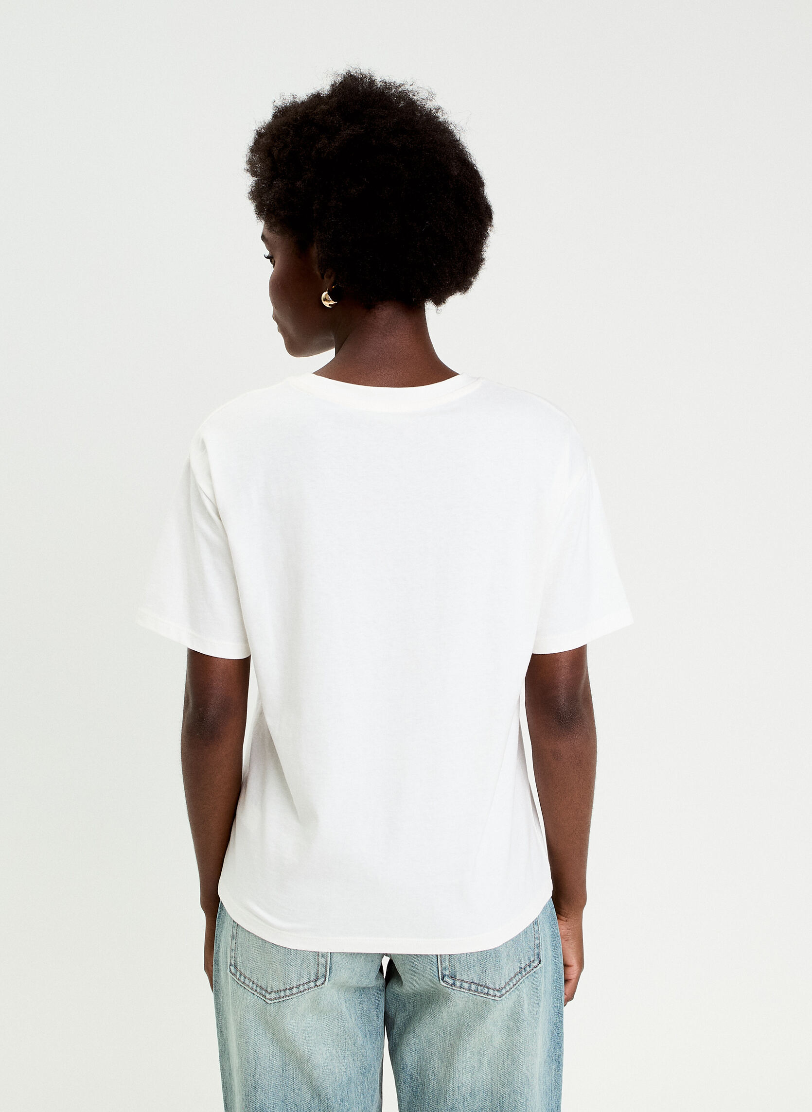Tee-shirts KTEEMARKET femme blanc Cache Cache Tee-shirts KTEEMARKET femme blanc Blanc