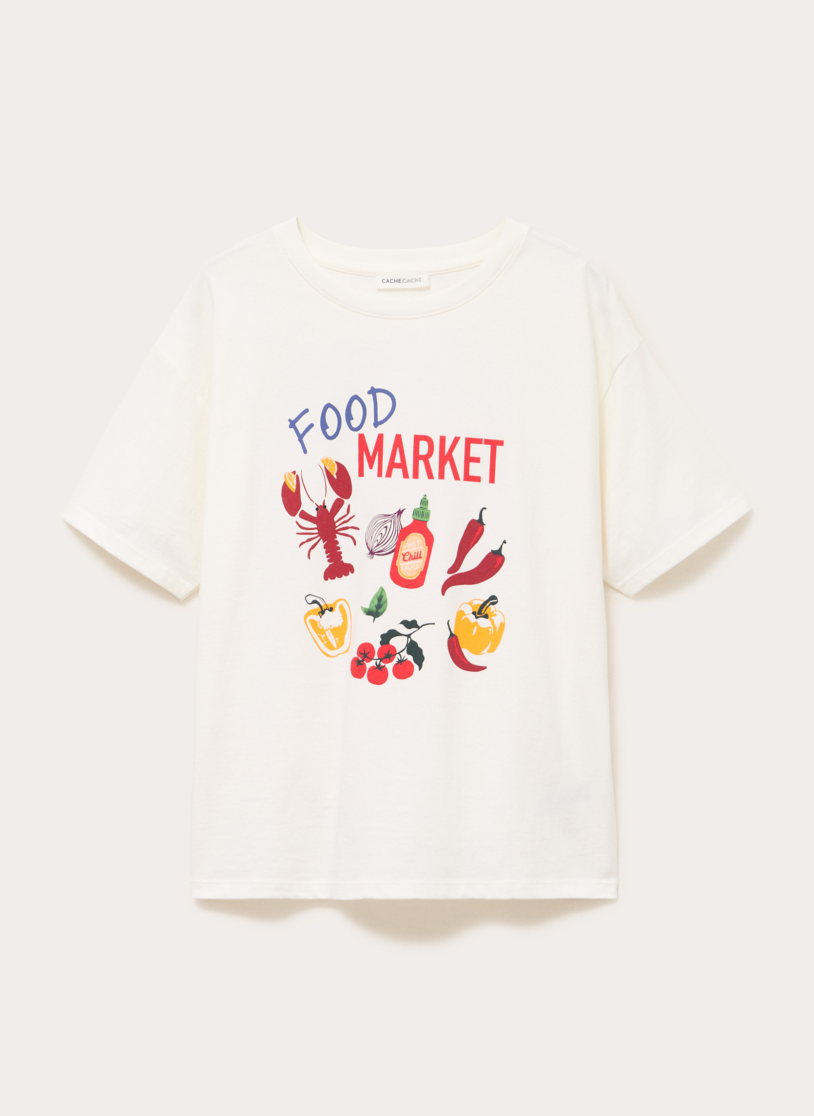 Tee-shirts KTEEMARKET femme blanc Cache Cache Tee-shirts KTEEMARKET femme blanc Blanc
