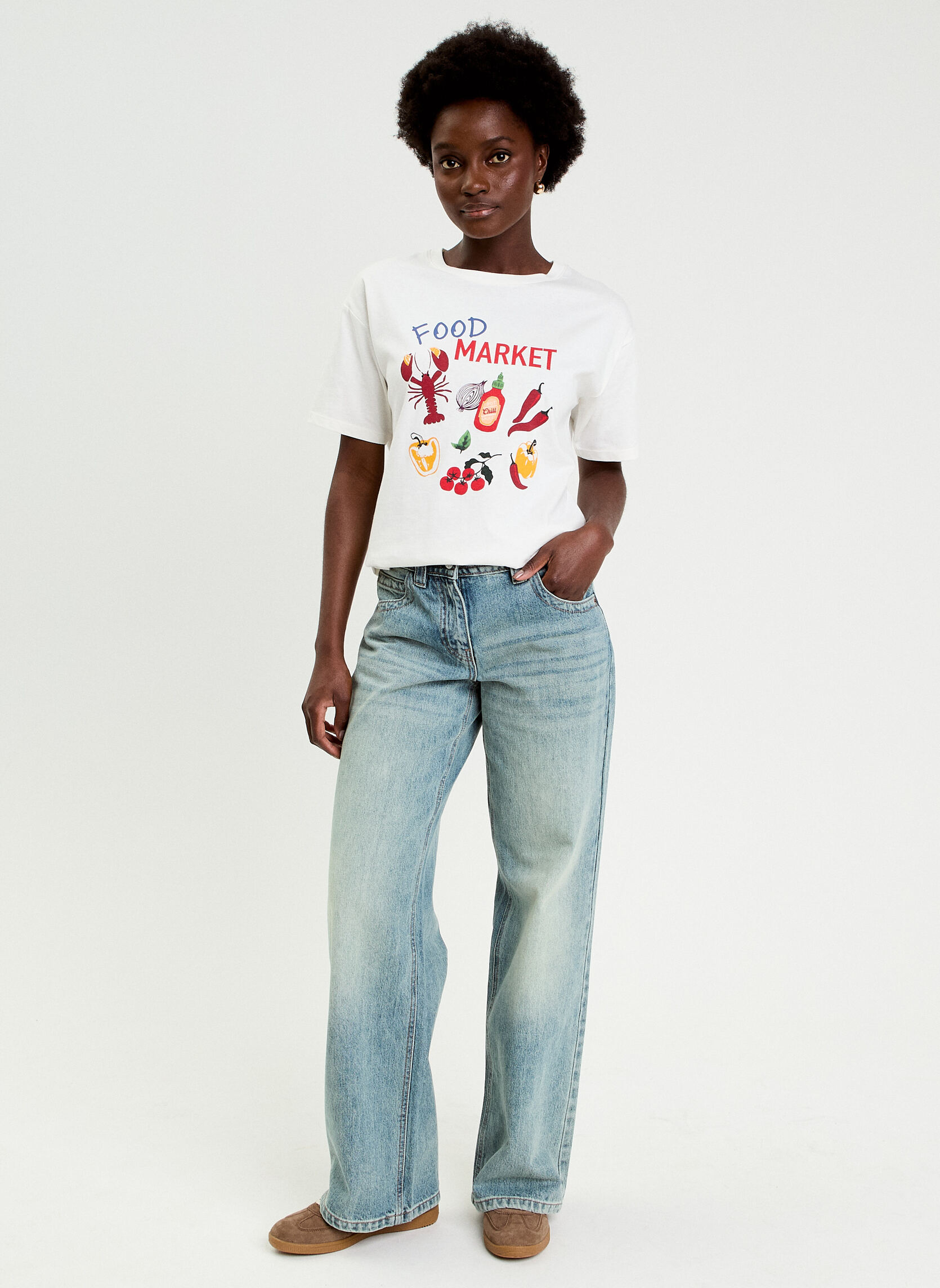 Tee-shirts KTEEMARKET femme blanc Cache Cache Tee-shirts KTEEMARKET femme blanc Blanc