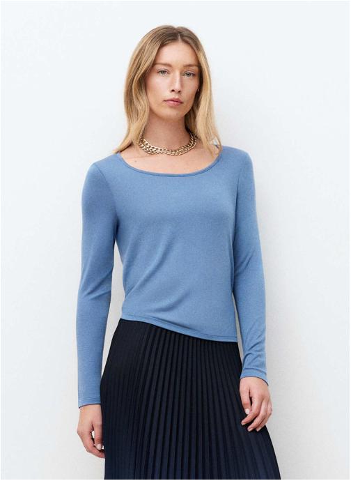 Caroll Tee-shirts 261T-TOLIVIA femme bleu