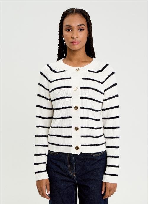 Cache Cache Gilets TRENDGIPERL1 femme blanc