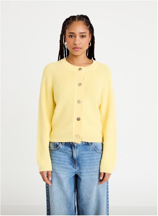 Cache Cache Gilets TRENDGIPERL1 femme jaune