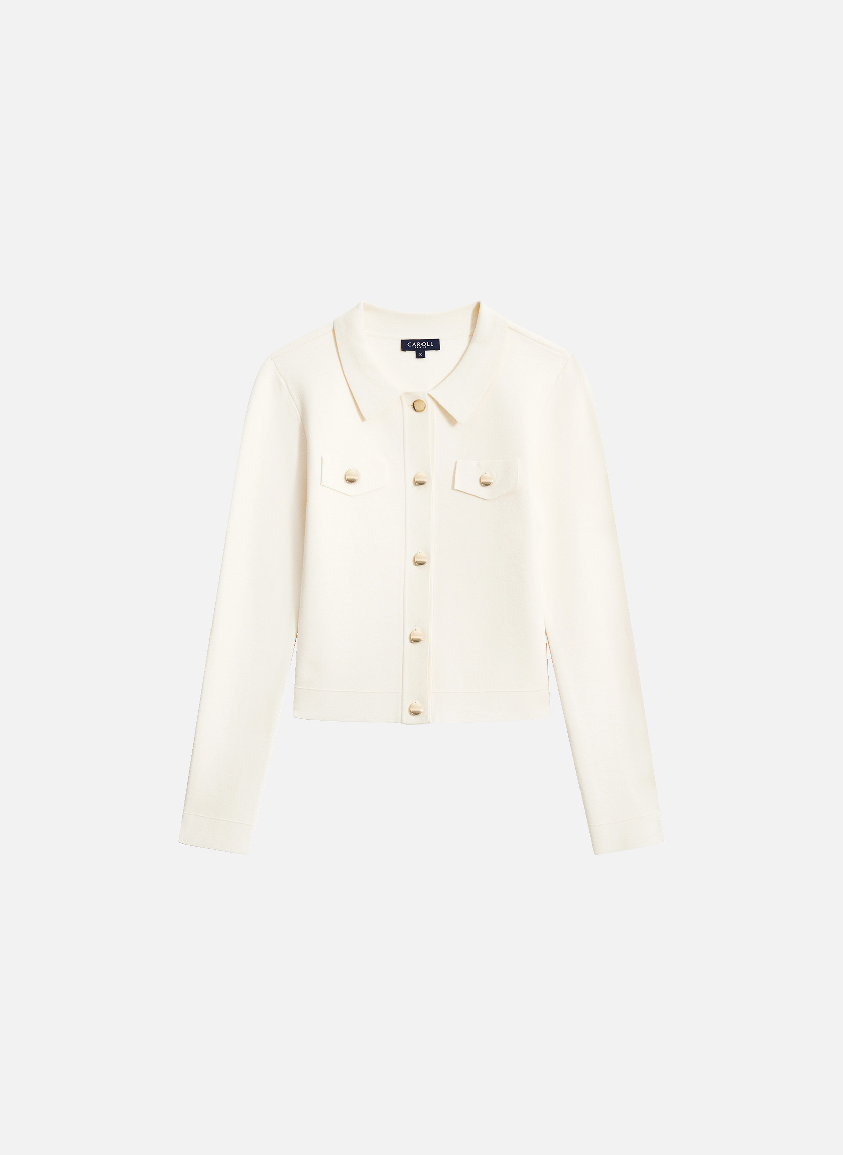 Gilets 252K-MFLO femme blanc Caroll Gilets 252K-MFLO femme blanc Blanc