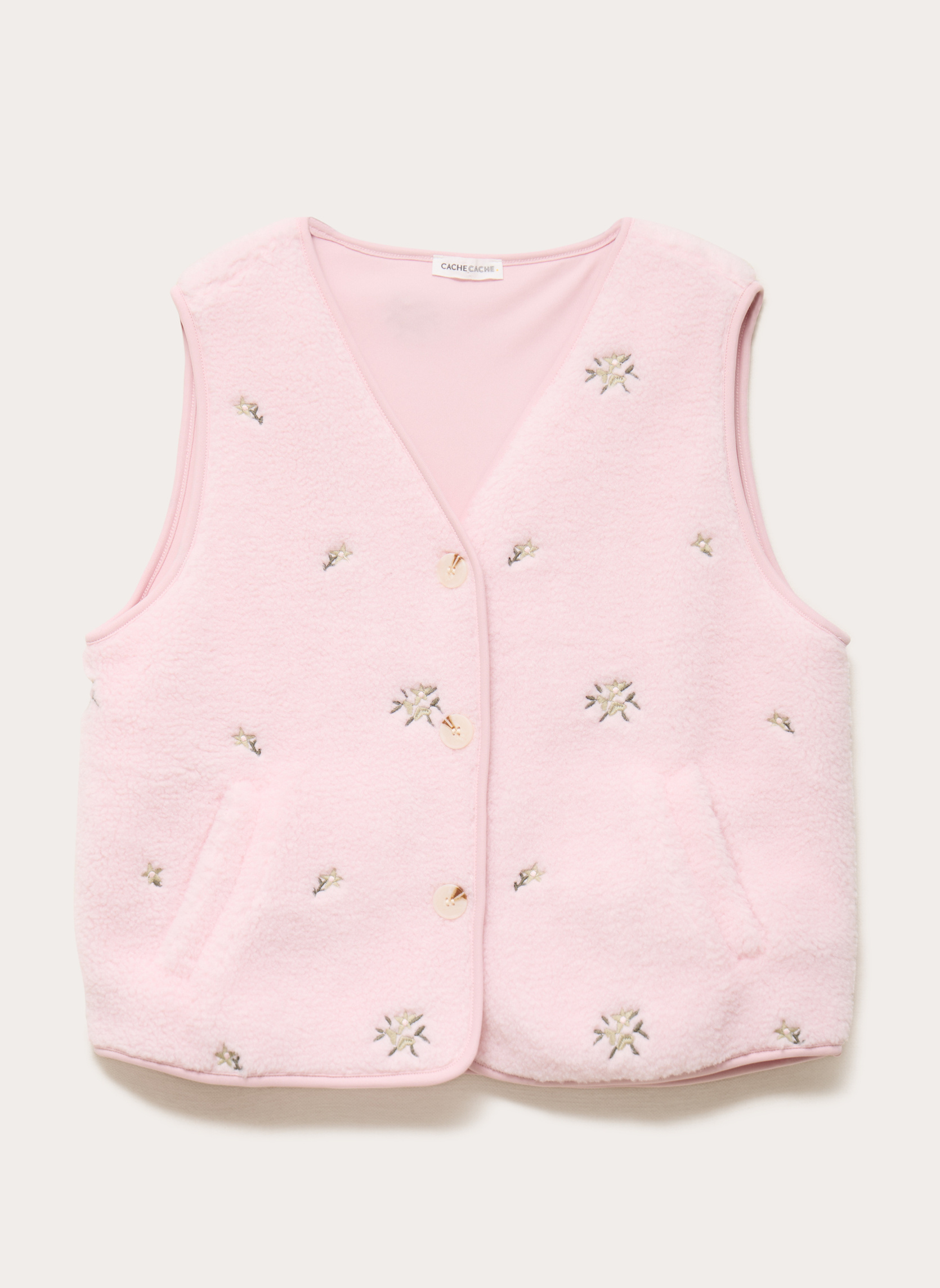 Gilets DSHERPABROD femme rose Cache Cache Gilets DSHERPABROD femme rose Rose pastel
