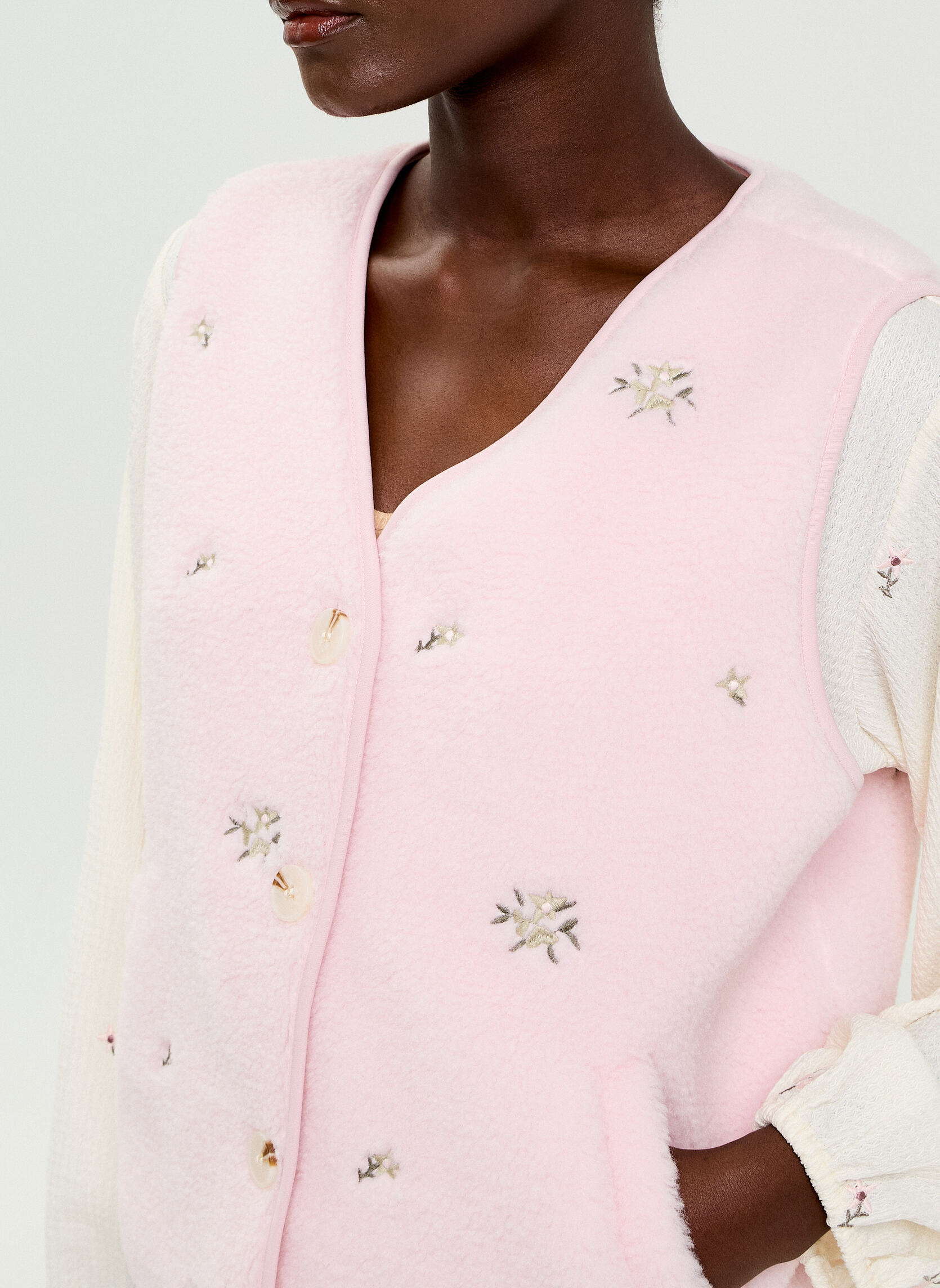 Gilets DSHERPABROD femme rose Cache Cache Gilets DSHERPABROD femme rose Rose pastel