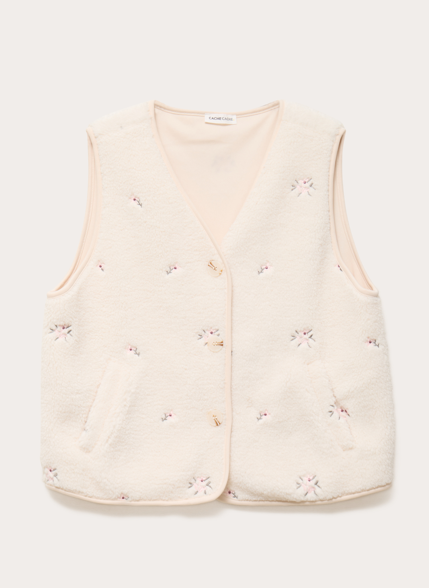 Gilets DSHERPABROD femme blanc Cache Cache Gilets DSHERPABROD femme blanc Blanc