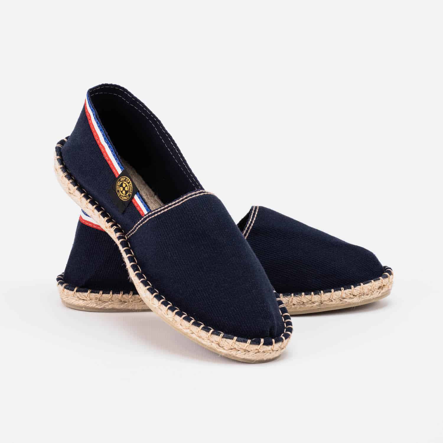 Espadrilles So French Marine homme bleu Art of Soule Espadrilles So French Marine homme bleu Bleu denim