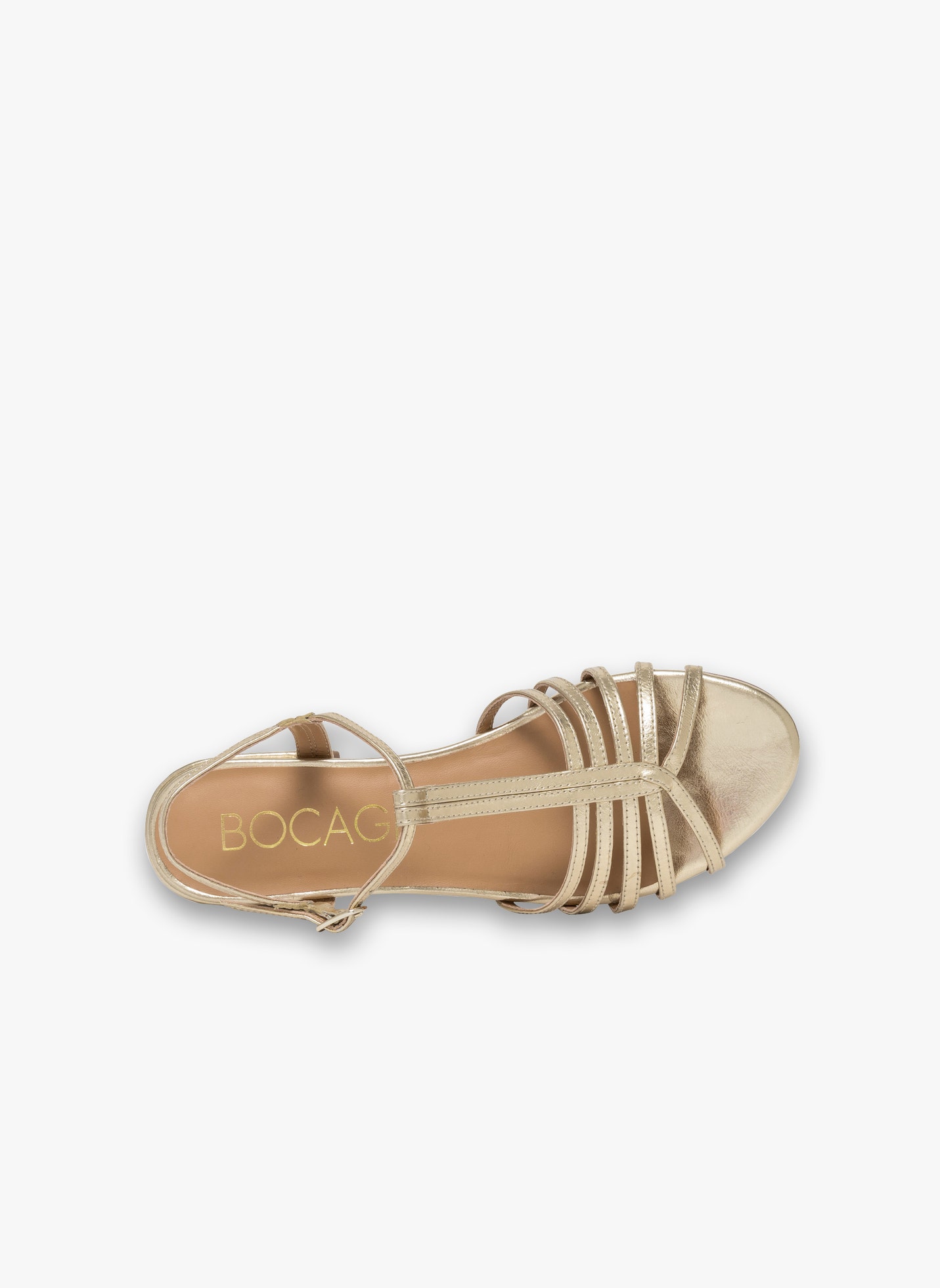 Sandales GLADDIE femme or et bronze Bocage Sandales GLADDIE femme or et bronze Or