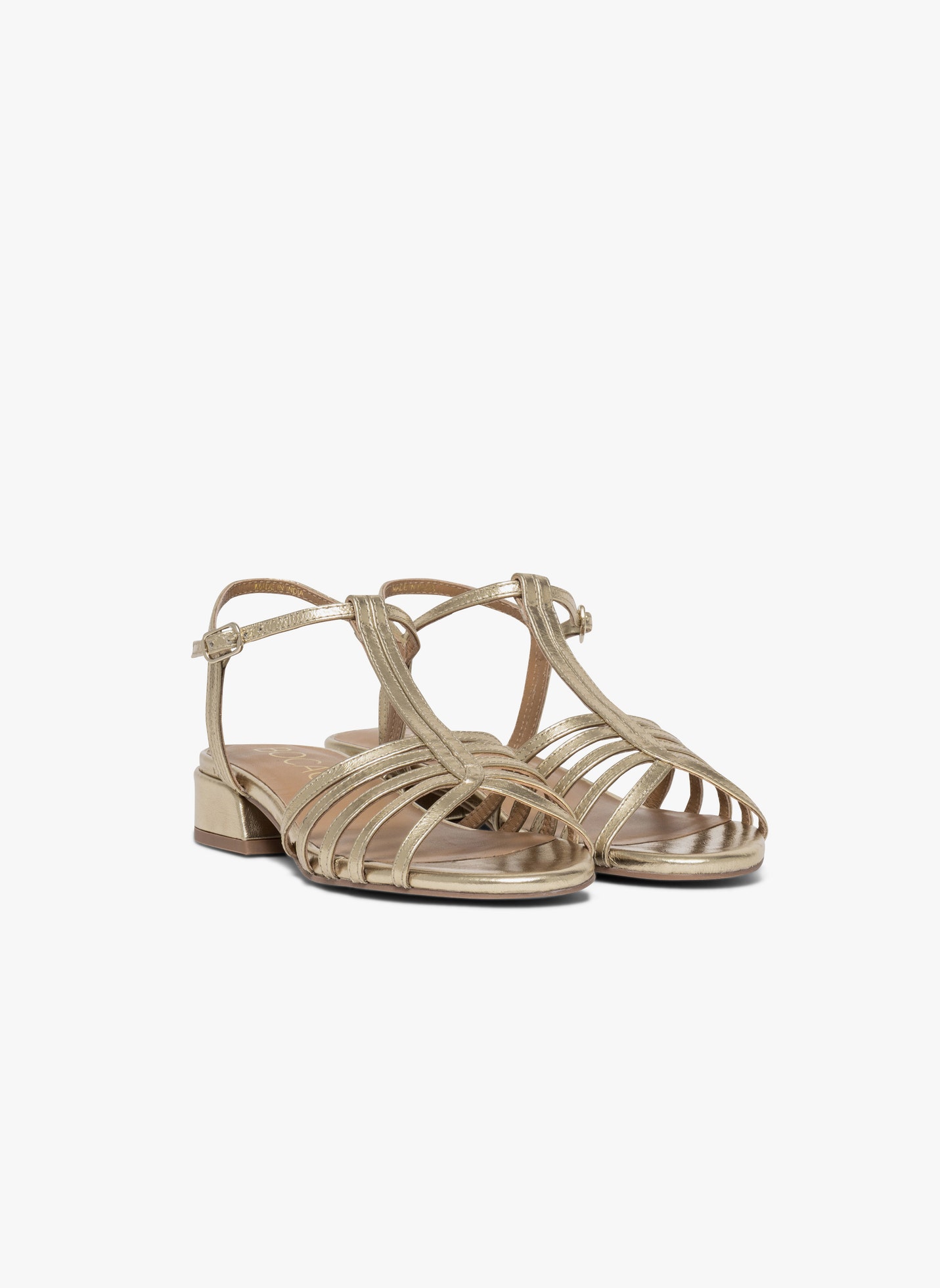 Sandales GLADDIE femme or et bronze Bocage Sandales GLADDIE femme or et bronze Or