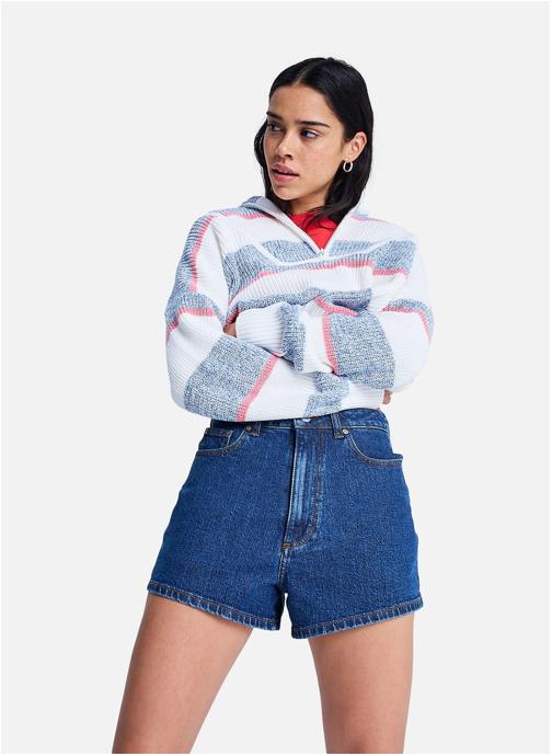 Roxy Shorts Offshore Mid Ocean Blue femme bleu