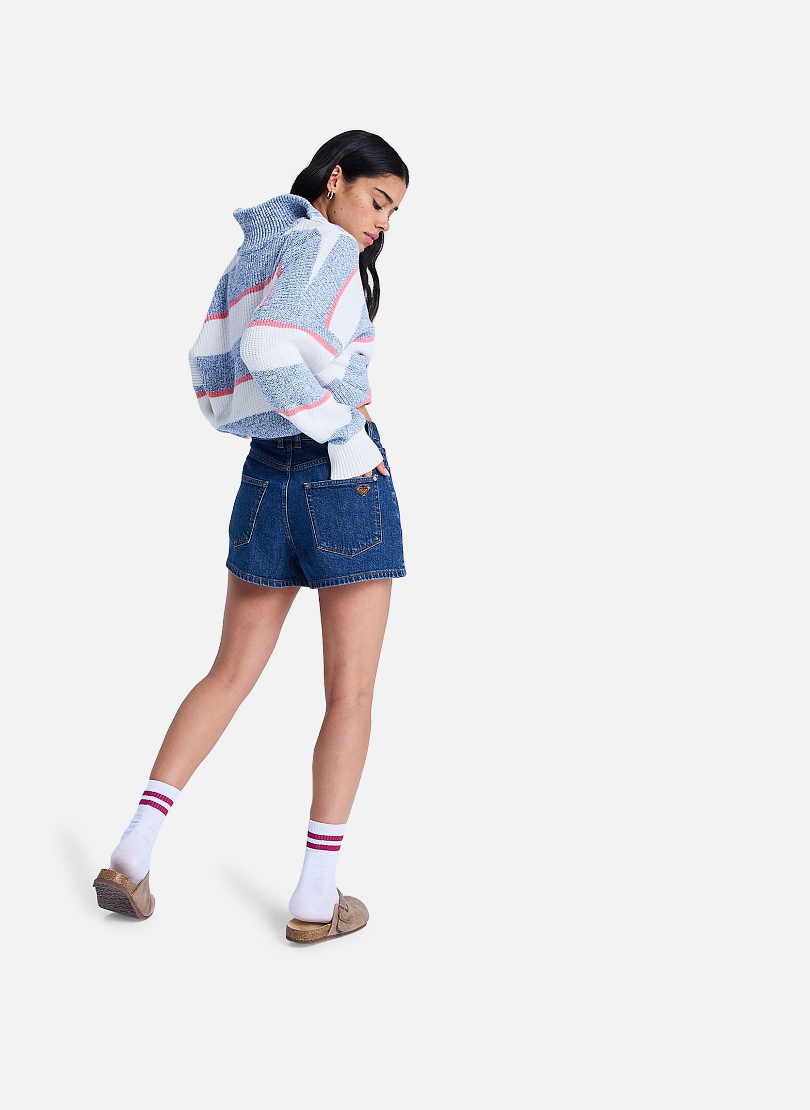 Shorts Offshore Mid Ocean Blue femme bleu Roxy Shorts Offshore Mid Ocean Blue femme bleu Bleu