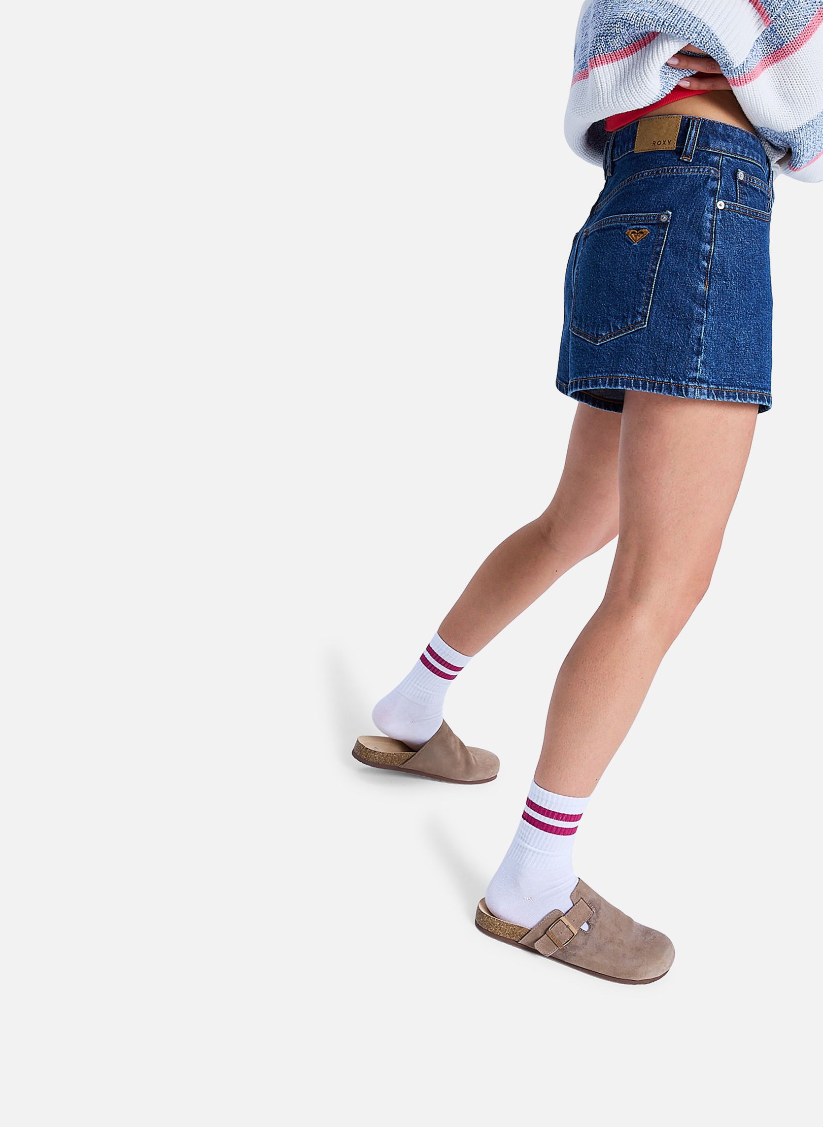 Shorts Offshore Mid Ocean Blue femme bleu Roxy Shorts Offshore Mid Ocean Blue femme bleu Bleu