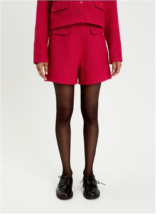 Cache Cache Shorts SHOCITWEED femme rouge