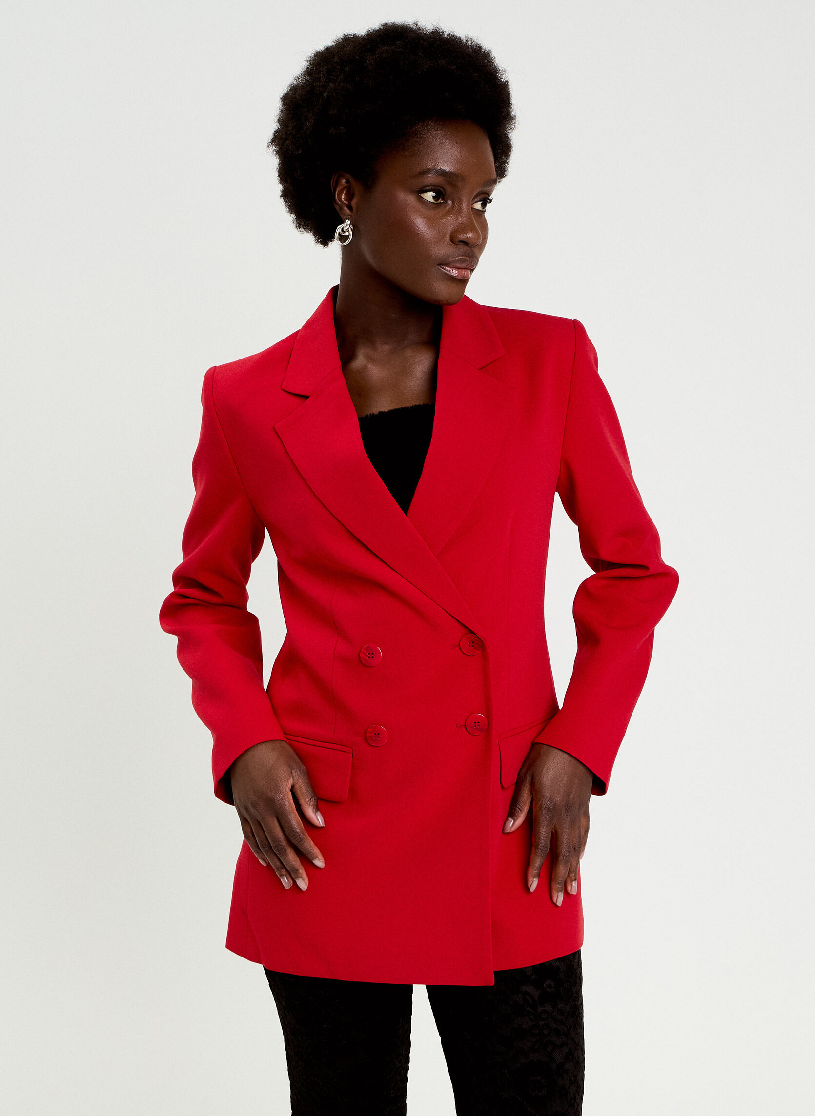 Vestes de costume BLAZAILESS femme rouge Cache Cache Vestes de costume BLAZAILESS femme rouge Rouge
